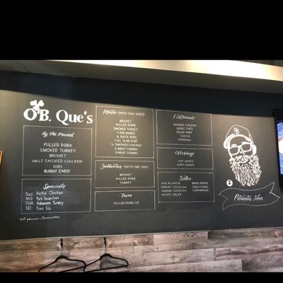 Menu photo 1 O'B. Que's Chesterfield, MO Menu photo 1 O'B. Que's Chesterfield, MO