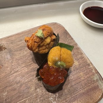 Uchi Miami - Uni left is from Japan right is from California - Asian Fusion Near Me - Miami, Florida Uchi Miami - Uni left is from Japan right is from California - Asian Fusion Near Me - Miami, Florida