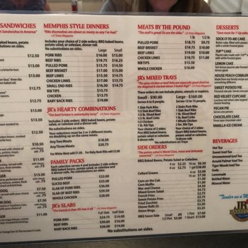 JR's Barbeque - Menu - Barbeque Near Me - Culver City, California