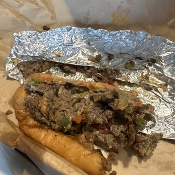 Famous Philly Cheese Steaks - No lettuce or tomatoes like I said to the manager! - American Near Me - Denver, Colorado Famous Philly Cheese Steaks - No lettuce or tomatoes like I said to the manager! - American Near Me - Denver, Colorado