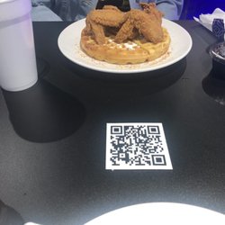 Room Service Bistro - Chicken and Cinnamon Toast Crunch waffle