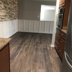 ProSource of Naperville - Blending the Cherry Cabinets that we love with our remodel! Marina Galassi at ProSource Naperville assisted us to pick the perfect flooring!