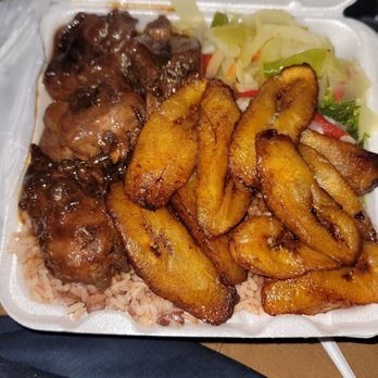 R & S Jamaican Restaurant - Rice and peas abd bake chicken - Caribbean Near Me - Boston, Massachusetts