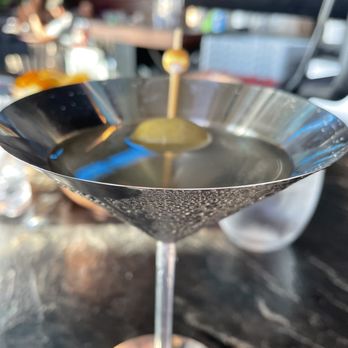 82 Degrees - Martini in a metal glass - Seafood Near Me - St. Pete Beach, Florida