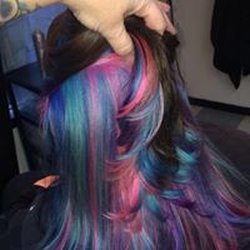 Beauty 101 Supply Spa & Salon - Hours of love and labor went into this beautiful Galaxy of color. Beacka loved the end result that our stylist Nicole Chappell accomplished.