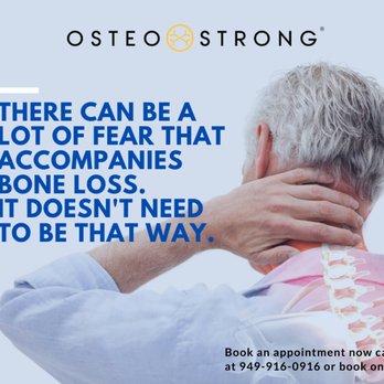 OsteoStrong Lake Forest Center - There can be a lot of fear that accompanies bone loss. It doesn't need to be that way.OsteoStrong is an innovative approach to bone health. - Naturopathic/Holistic Near Me - Lake Forest, California OsteoStrong Lake Forest Center - There can be a lot of fear that accompanies bone loss. It doesn't need to be that way.OsteoStrong is an innovative approach to bone health. - Naturopathic/Holistic Near Me - Lake Forest, California