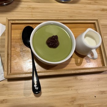 Kyuramen - Cherry Hill - Matcha Pudding with Red Bean - Ramen Near Me - Cherry Hill, New Jersey Kyuramen - Cherry Hill - Matcha Pudding with Red Bean - Ramen Near Me - Cherry Hill, New Jersey
