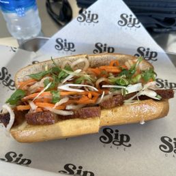 Roast pork banh mi Roast pork banh mi