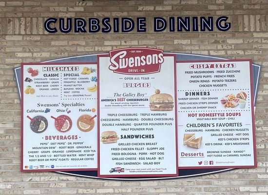Menu photo 2 Swensons Drive-In Avon, OH Menu photo 2 Swensons Drive-In Avon, OH