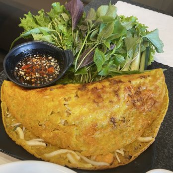 Quan Mii - Bánh Xèo Seafood/Crispy Crepe w/Shrimp,Squid and Scallop (IG: @justandyvu) - Vietnamese Near Me - Fountain Valley, California Quan Mii - Bánh Xèo Seafood/Crispy Crepe w/Shrimp,Squid and Scallop (IG: @justandyvu) - Vietnamese Near Me - Fountain Valley, California