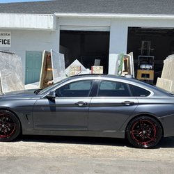 Lakeside Collision Center - Finished product from a huge dent in the passenger door and rear bumper.