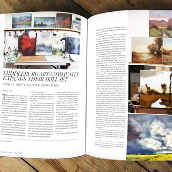 SW Creative Services - Article written for Middleburg Life about the Artists in Middleburg - Graphic Design Near Me - Purcellville, Virginia