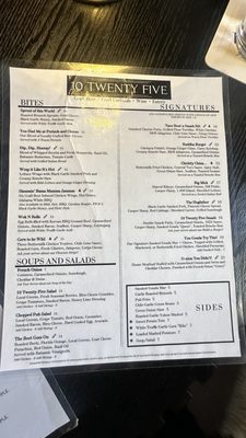 Menu photo 8 10 Twenty five Fort Myers, FL