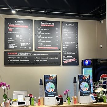 Hachiya Ramen - Order kiosks - Ramen Near Me - Mount Pleasant, South Carolina
