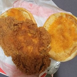Here is my Dry Chicken sandwich