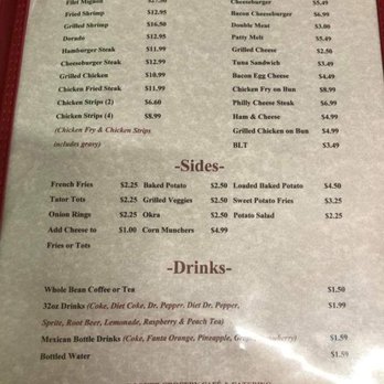 The Dry Creek Ranch - the menu of the restaurant - Steakhouses Near Me - Booker, Texas The Dry Creek Ranch - the menu of the restaurant - Steakhouses Near Me - Booker, Texas