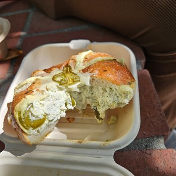 Bloom Bagels - Jalapeno Bloom! - Bagels Near Me - Campbell, California