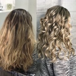 Augusta Ranch Hair Studio - Before and after! ( the before was terrible, so embarrassing)
