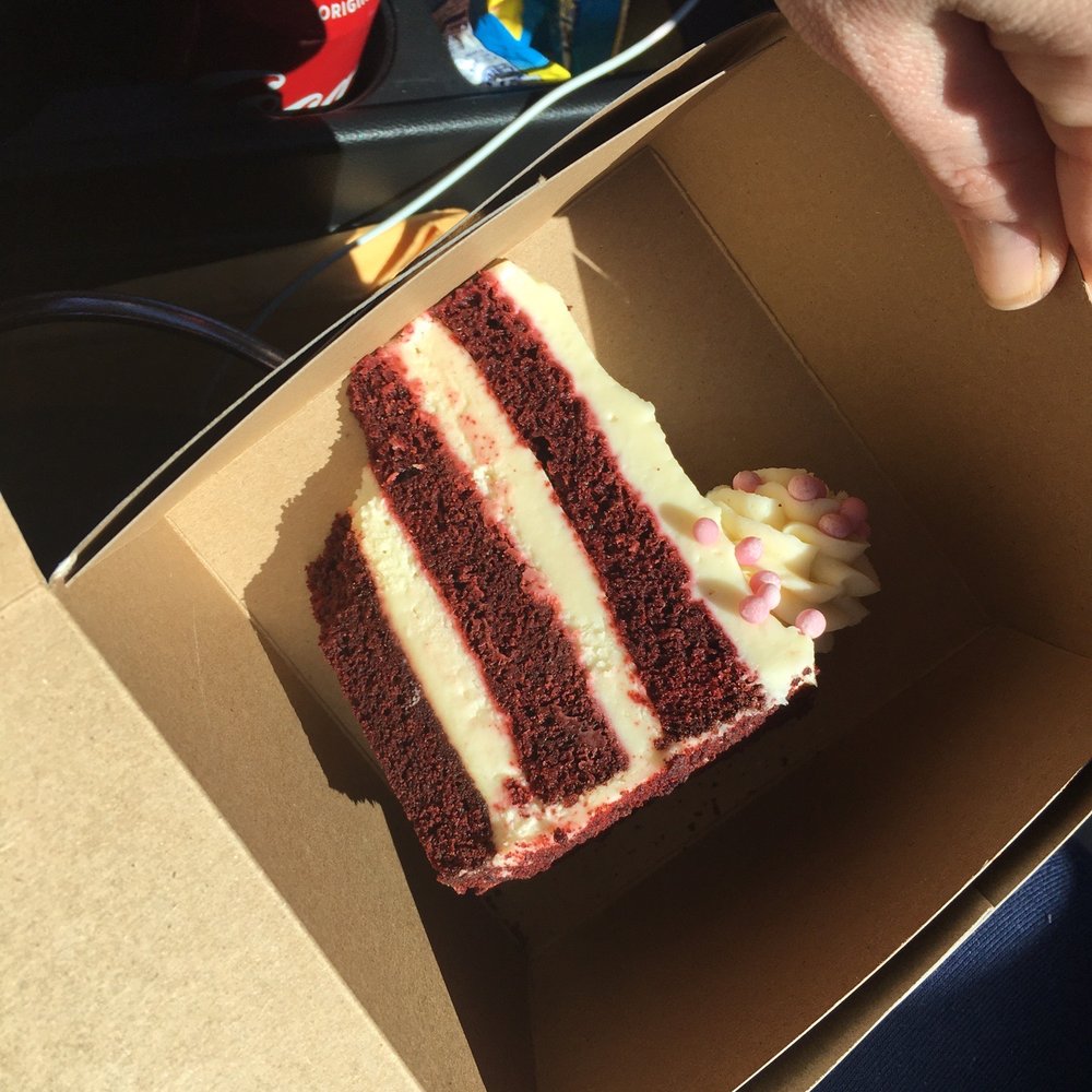 Pink Coffee - Red velvet cake - Coffee & Tea Near Me - Cabazon, California Pink Coffee - Red velvet cake - Coffee & Tea Near Me - Cabazon, California