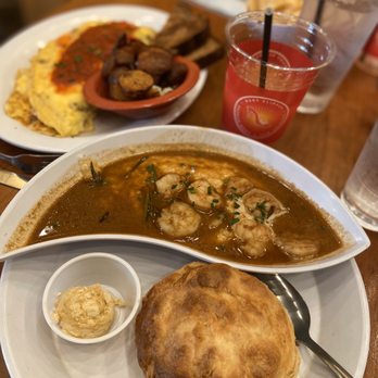 Ruby Slipper Decatur - BBQ Shrimp and Grits / Spanish Omelet - Breakfast & Brunch Near Me - New Orleans, Louisiana