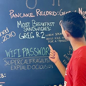 Perk Eatery - Name on the wall!! - Diners Near Me - Scottsdale, Arizona Perk Eatery - Name on the wall!! - Diners Near Me - Scottsdale, Arizona