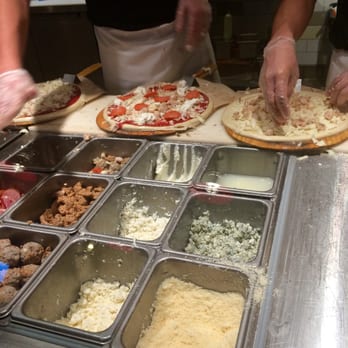 Blaze Pizza - Follow your pizza down the line; add all the toppings! - Salad Near Me - Davie, Florida Blaze Pizza - Follow your pizza down the line; add all the toppings! - Salad Near Me - Davie, Florida