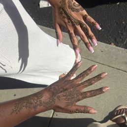 Henna Service with my best friend Henna Service with my best friend