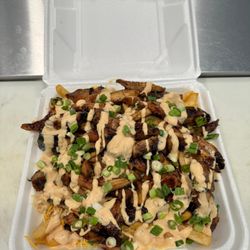 Aloha Grill - Teriyaki Cheese Fries.