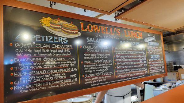 Menu photo 2 Lowell's Restaurant Seattle, WA Menu photo 2 Lowell's Restaurant Seattle, WA