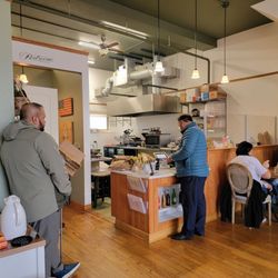 Daniel's Charcuterie - Ordering counter and kitchen behind