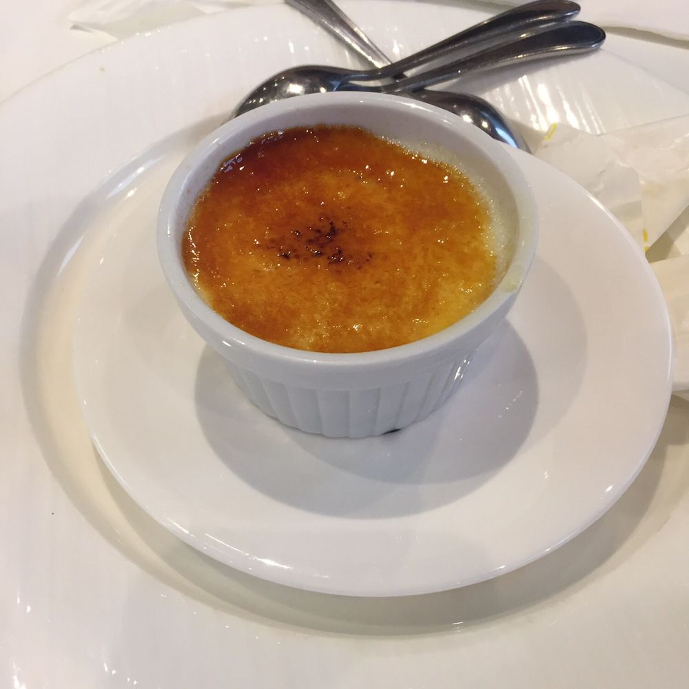 Beard Papa's - Creme brûlée. Pretty standard custard - Desserts Near Me - Richmond, British Columbia