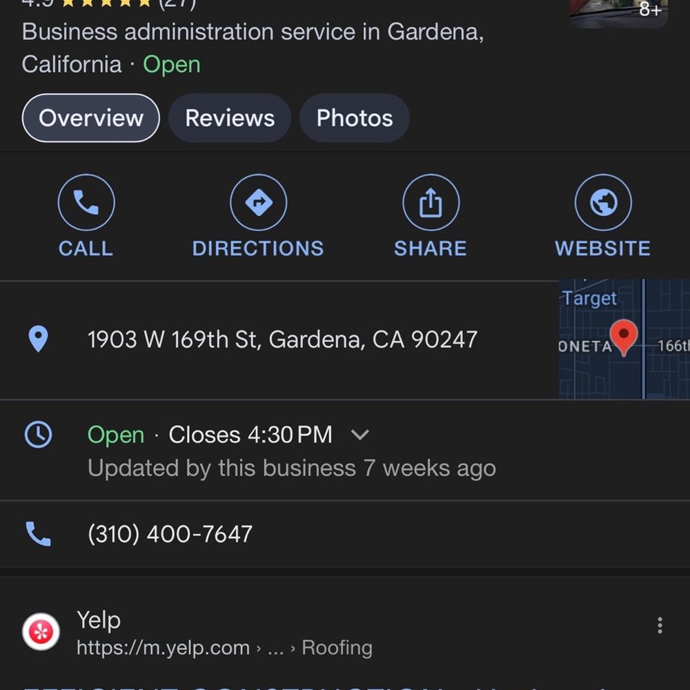 Efficient Construction - Roofing Near Me - Gardena, California