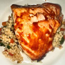 Cherry chipotle salmon sub mashed potatoes for broccoli Cherry chipotle salmon sub mashed potatoes for broccoli
