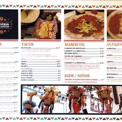 Taqueria Guelaguetza - Menu
