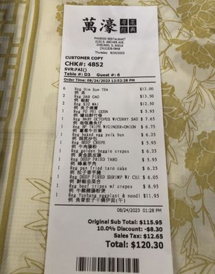 Menu photo 4 Phoenix Restaurant Chicago, IL Menu photo 4 Phoenix Restaurant Chicago, IL