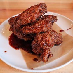Cotton & Rye - Crispy Chicken Wings @tiffhuangry