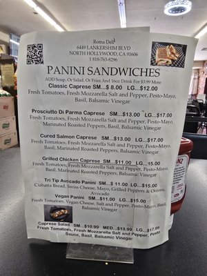 Menu photo 1 Roma Deli North Hollywood, CA Menu photo 1 Roma Deli North Hollywood, CA