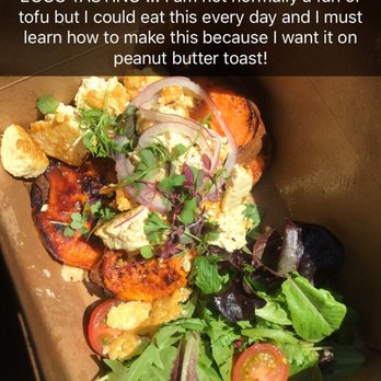 Sibling by Pushkin's - I am telling you the scrambled tofu - mind blowing !!! Tip/request -don't put salads with hot food in Togo boxes --ewww - New American Near Me - Sacramento, California Sibling by Pushkin's - I am telling you the scrambled tofu - mind blowing !!! Tip/request -don't put salads with hot food in Togo boxes --ewww - New American Near Me - Sacramento, California