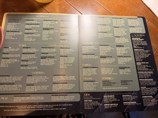 Menu photo 3 VIDA Cocina & Tequila Altamonte Springs, FL Menu photo 3 VIDA Cocina & Tequila Altamonte Springs, FL