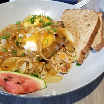 Basalt - Loco Moco $14 - New American Near Me - Honolulu, Hawaii