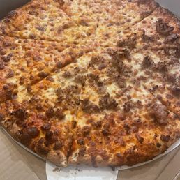 Half cheese half sausage