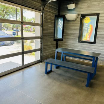 Dutch Bros Coffee - Nice seating areas and standing tables. - Juice Bars & Smoothies Near Me - Merced, California
