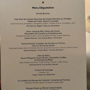 La Mer - Menu - August 2024 - VN - French Near Me - Honolulu, Hawaii