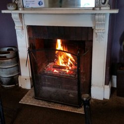 Balhannah Hotel - One of 2 fireplaces in the main dining room.