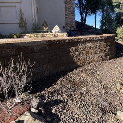 Natures Landscaping Pros - Versalok Retaining wall our team built