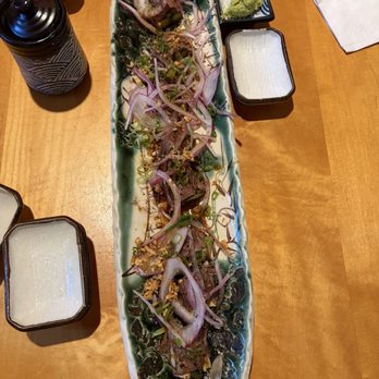 Rantei Japanese Cuisine - Special steak roll - Sushi Bars Near Me - Santa Clara, California Rantei Japanese Cuisine - Special steak roll - Sushi Bars Near Me - Santa Clara, California
