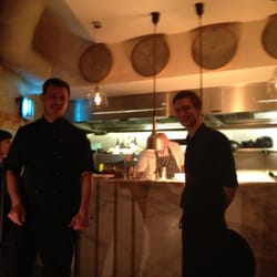 Casa Brindisa - Kitchen at Casa Brindisa in Kensington London  Jorge wondering why I'm taking photo...