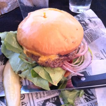 Plate 38 - Classic burger - New American Near Me - Pasadena, California Plate 38 - Classic burger - New American Near Me - Pasadena, California
