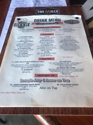 Menu photo 5 The Mills TapHouse + Grill Vaughan, ON