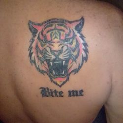 Inkkaholics Tattoo - 2 hours and 30 mins of pain worth the art .His pr ices are FAIR.